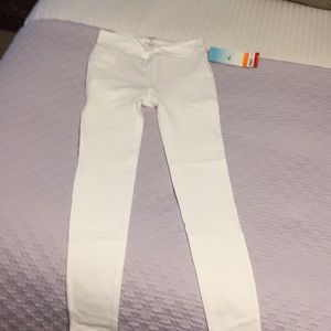 White Assets Jeggings